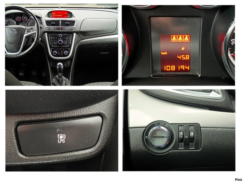 Opel Mokka 1.4 i* ГАЗ* 108 000 км.!!!* EURO 6B* , снимка 13 - Автомобили и джипове - 52572277