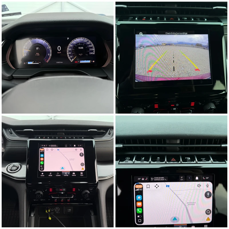 Jeep Grand cherokee 3.6 Pentastar/Газ/10000км/Carplay/Собствен лизинг, снимка 16 - Автомобили и джипове - 53457414