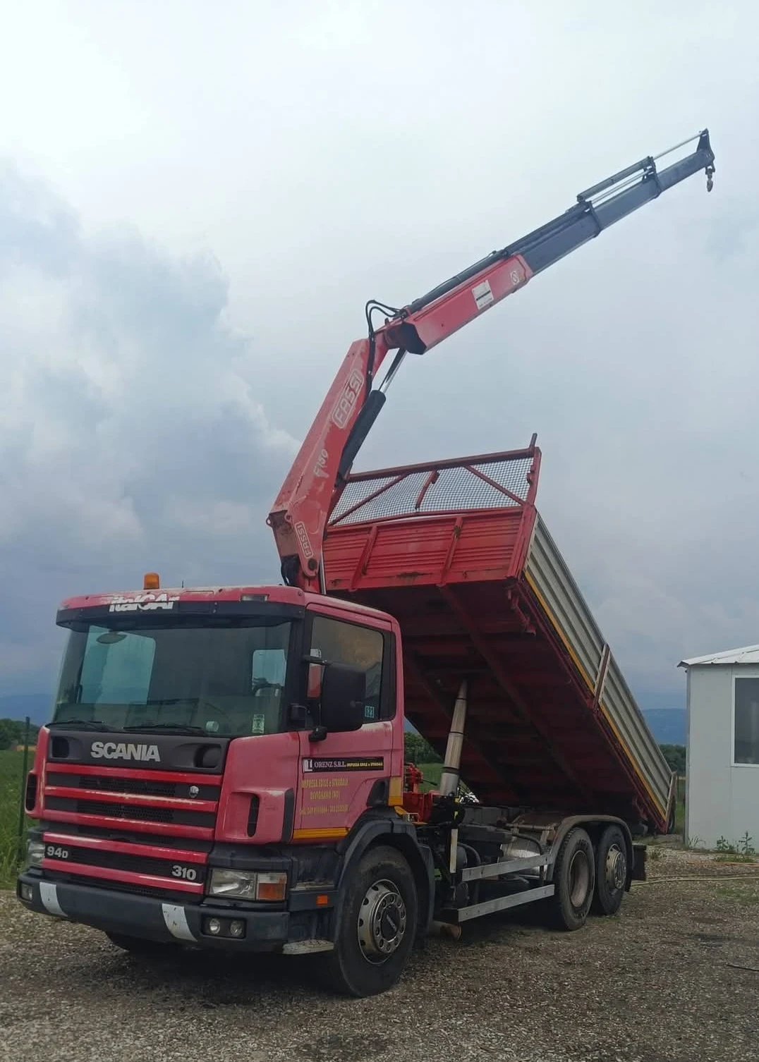 Scania P 310 Сам. кран фаси 150