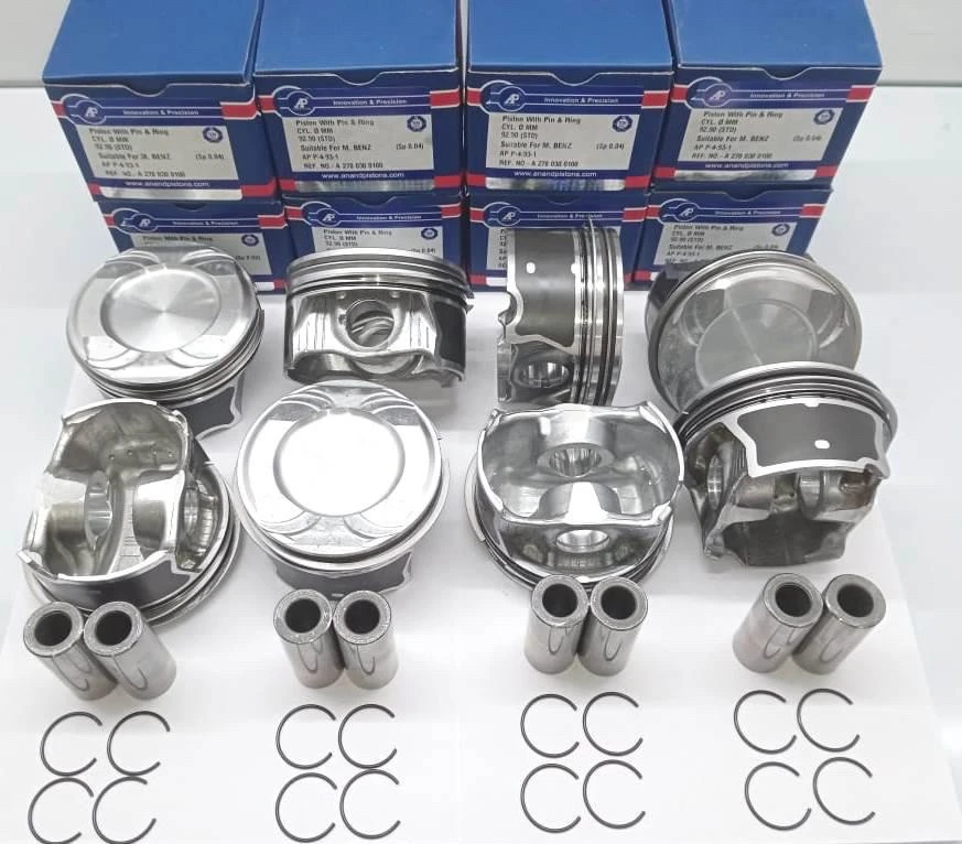  Pistons  Mercedes 450 500 550 - 4.7 BiTurbo M278 92.9mm | Mobile.bg   1