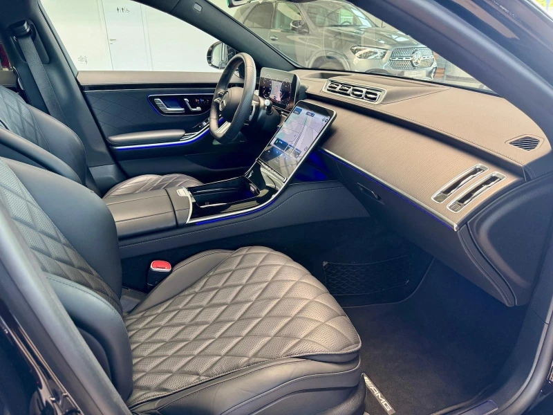 Mercedes-Benz S 450 d/AMG/LONG/4-MATIC/EXCLUSIV/BURM/HEAD UP/360/PANO/, снимка 14 - Автомобили и джипове - 51484598
