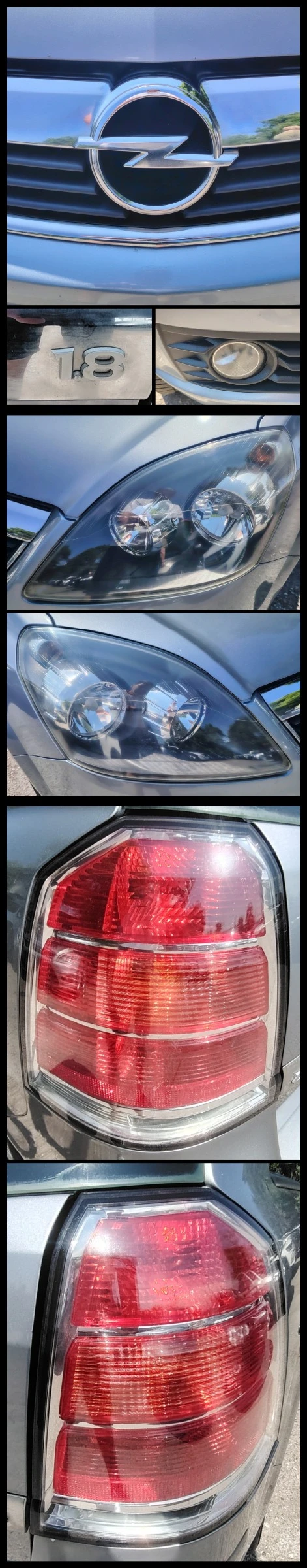 Opel Zafira 1.8i/6+ 1места, снимка 4 - Автомобили и джипове - 54637701