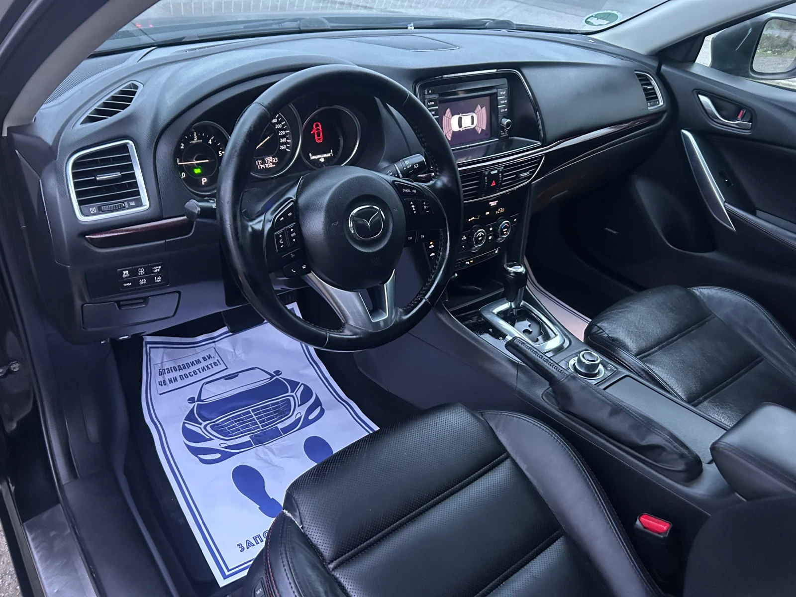 Mazda 6 REVOLUTION / ЕВРО6 / ЗАДНА КАМЕРА / НАВИ / КОЖА - изображение 9