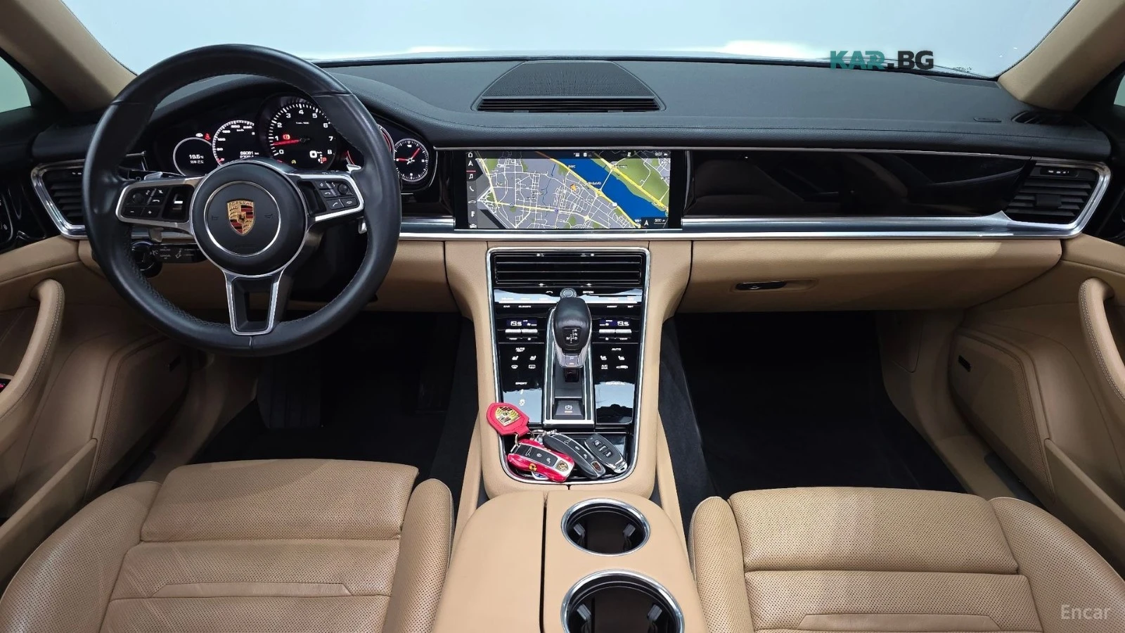 Porsche Panamera ОБДУХВАНЕ* ПОДГРЕВ* ДВА КЛЮЧА* 360 КАМ* ПАМЕТ* , снимка 7 - Автомобили и джипове - 55771394