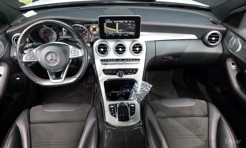 Mercedes-Benz C 43 AMG 4MATIC* BURMESTER* ХЕДЪП* КАМЕРА* ПАНОРАМА* , снимка 12 - Автомобили и джипове - 55125736