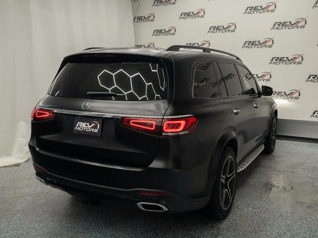 Mercedes-Benz GLS 450 4MATIC* AMG* BURMESTER* 360 КАМЕРИ* ПАНО* ОБДУХВАН, снимка 6 - Автомобили и джипове - 54085062