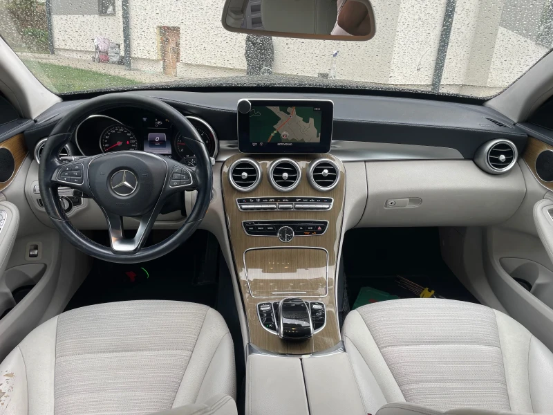 Mercedes-Benz C 220 7G tronic, full led, подгрев, кожа + алкантара, снимка 12 - Автомобили и джипове - 51877451