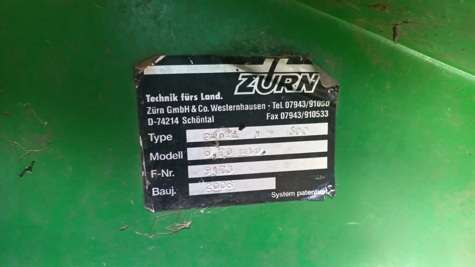 Хедер John Deere ZURN PROFI JD600, снимка 2 - Селскостопанска техника - 54709372