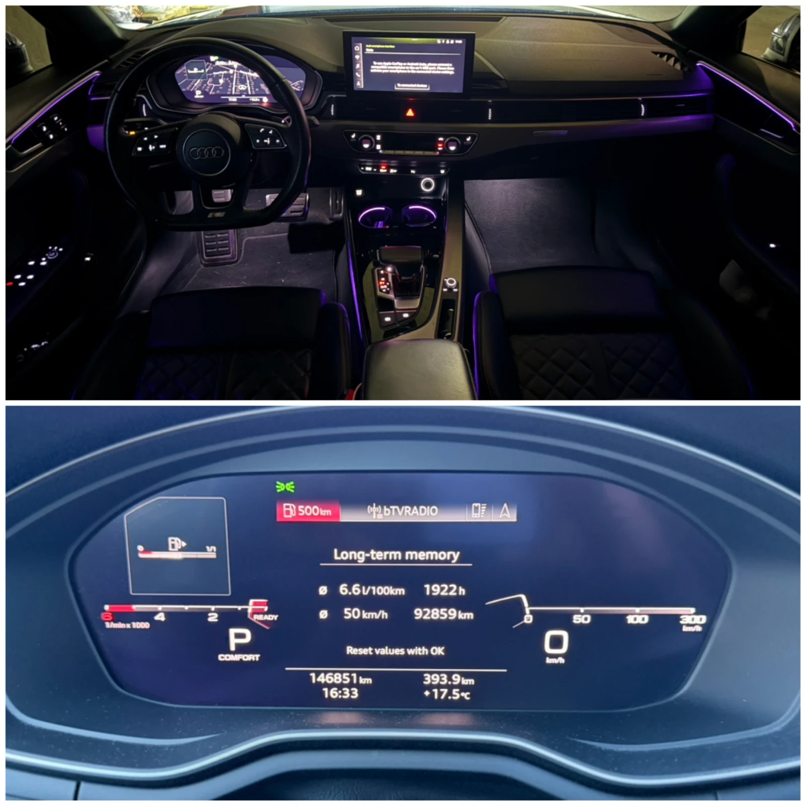 Audi A4 50TDI* HD Matrix* 3xS line* Massage* Лизинг* , снимка 14 - Автомобили и джипове - 56425517