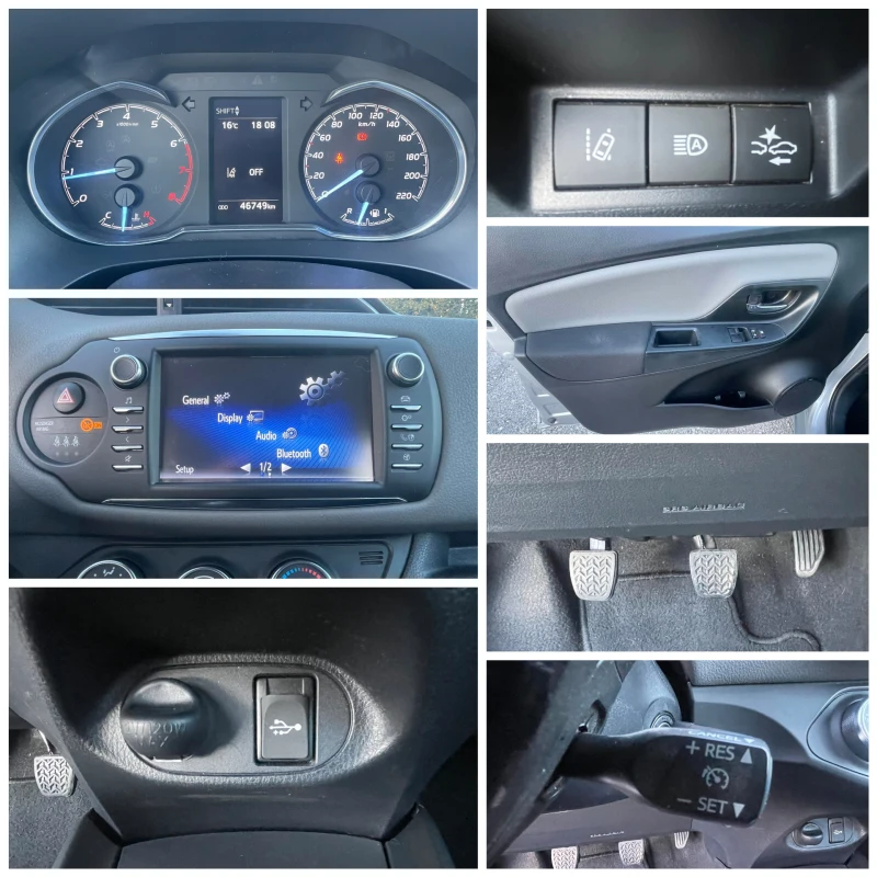 Toyota Yaris 1.0VVTi-EВРO6B-ЛИЗИНГ, снимка 16 - Автомобили и джипове - 47639731