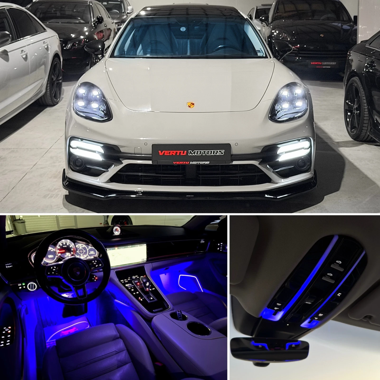 Porsche Panamera TURBO S OPTIC/ STAGE - 500ps/ PANO/ SPORT CHRONO/, снимка 14 - Автомобили и джипове - 56015332