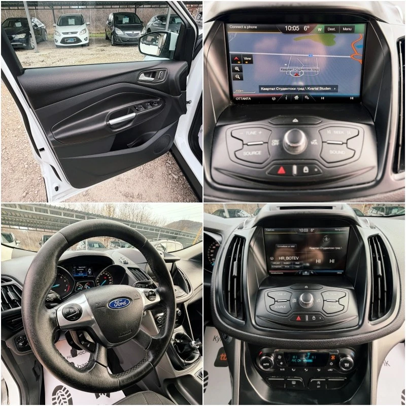 Ford Kuga 1.5 ECOBOOST KEYLESS ITALY, снимка 13 - Автомобили и джипове - 53606237