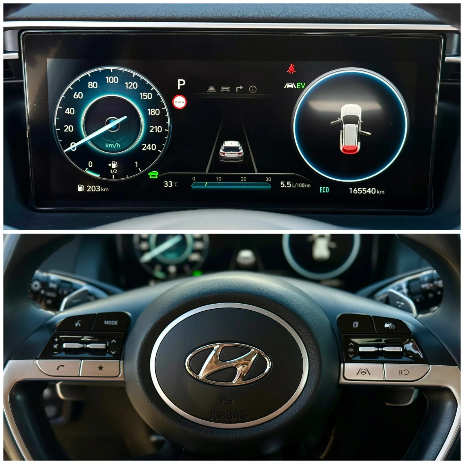 Hyundai Tucson 1.6HYBRID/KEYLESS/������/162�.��/��� | Mobile.bg � ����������� 15