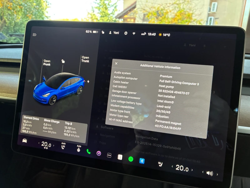 Tesla Model 3 Long Range Dual Motor, снимка 13 - Автомобили и джипове - 52355671