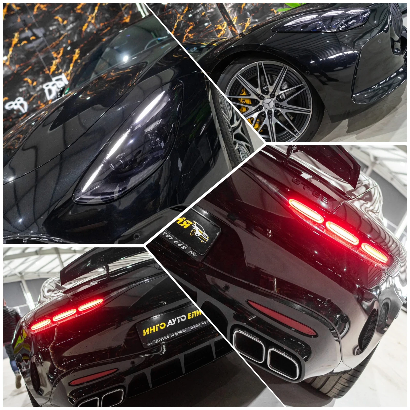 Mercedes-Benz AMG GT 63S COUPE FULL BLACK LINE BURMEISTER  100% | Mobile.bg   17