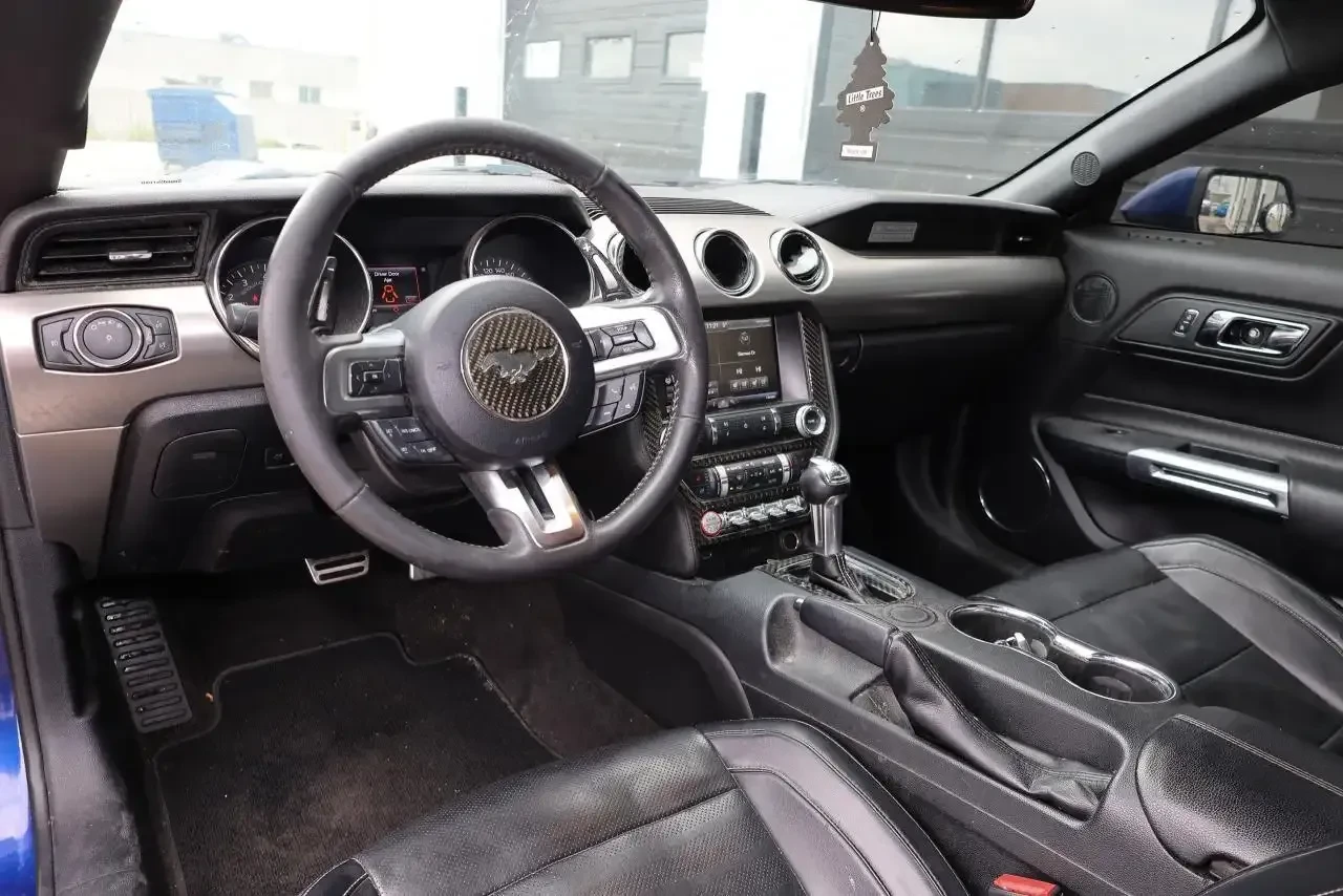 Ford Mustang 50 YEARS EDITION * NAVI * ОБДУХВАНЕ * КОЖА * AUTO - изображение 7