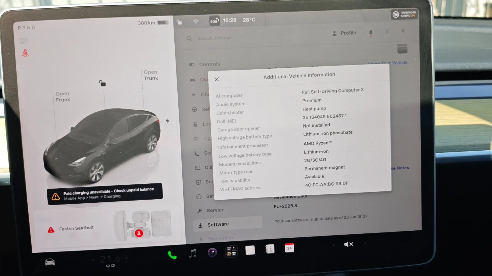 Tesla Model Y SR 90% SOH, снимка 14 - Автомобили и джипове - 54701759