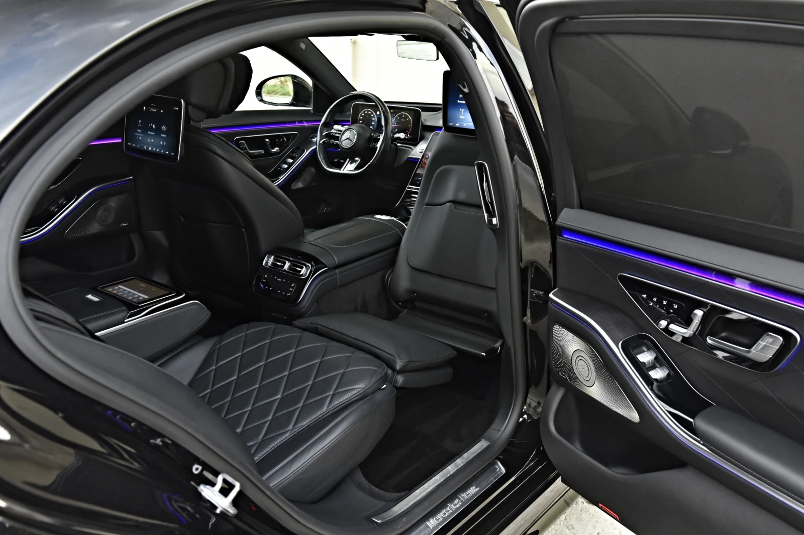 Mercedes-Benz S 400 D 4M 3xTV AMG Optik LONG 360 MULTIBEAM HEADUP, снимка 14 - Автомобили и джипове - 54831647
