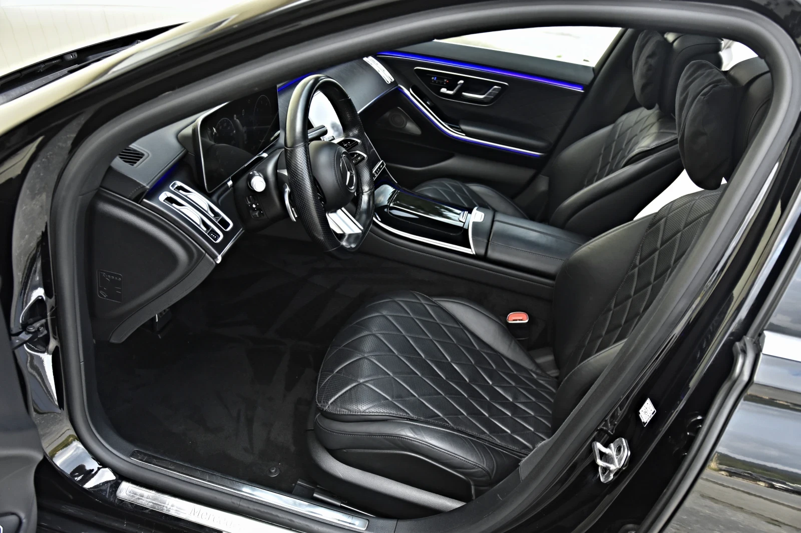 Mercedes-Benz S 400 D 4M 3xTV AMG Optik LONG 360 MULTIBEAM HEADUP, снимка 7 - Автомобили и джипове - 54831647