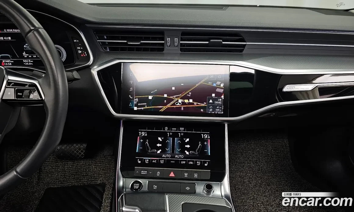 Audi A6 45 TFSI| HUD| DISTRONIC| ОБДУХ| 360, снимка 11 - Автомобили и джипове - 54869045