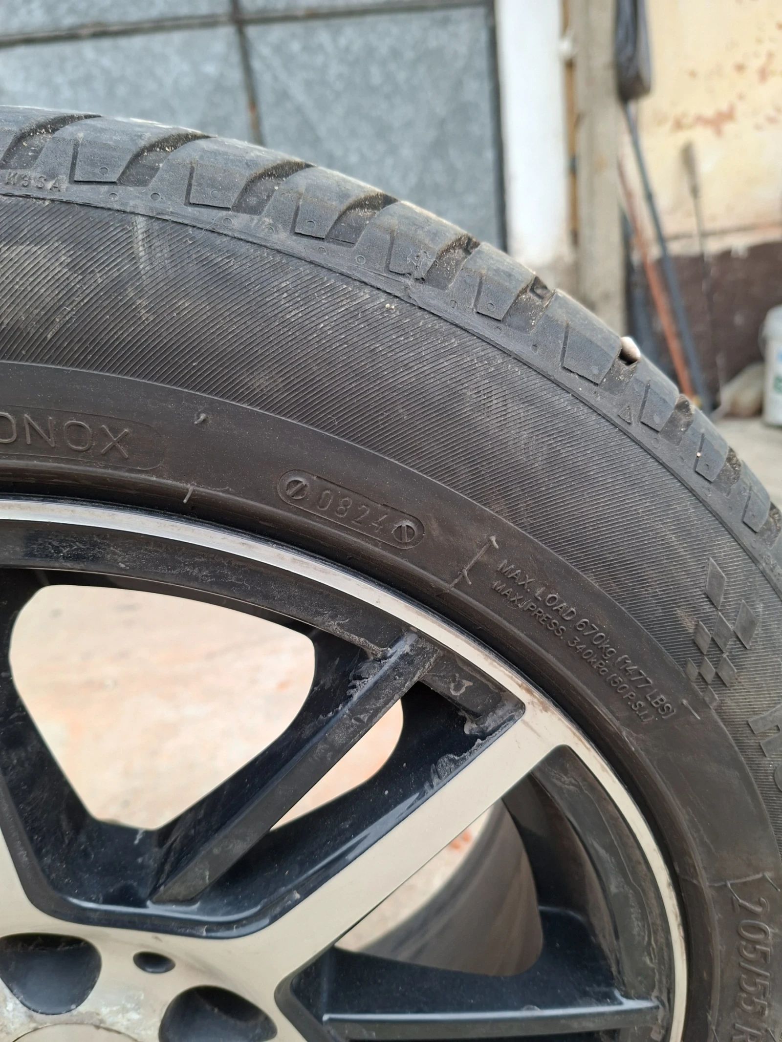 Гуми с джанти Riken 205/55R16, снимка 4 - Гуми и джанти - 54376801