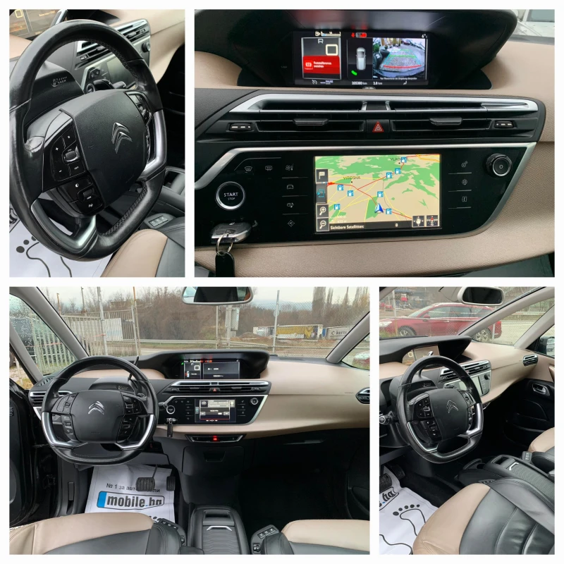 Citroen Grand C4 Picasso 2.0HDI/Exclusive/ 7 места, снимка 14 - Автомобили и джипове - 48232502