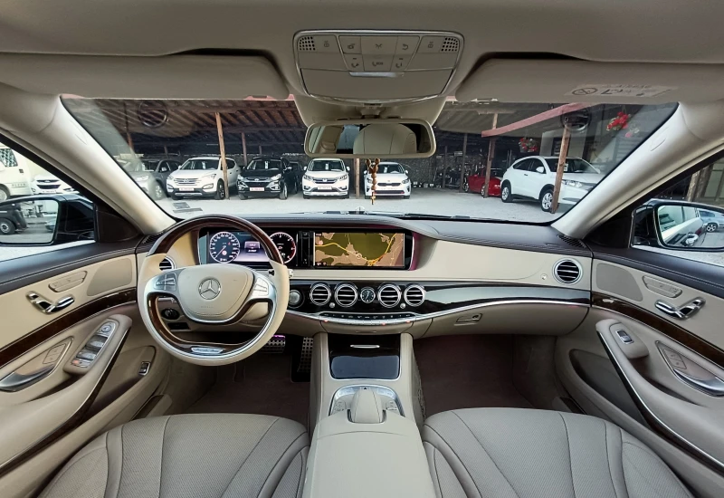 Mercedes-Benz S 350 * AMG* LONG* ПАНОРАМА* Distronic* Key/Go* Matrix* , снимка 11 - Автомобили и джипове - 51815087