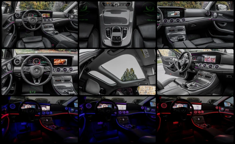 Mercedes-Benz E 220 d* BRABUS LIMITED* BLACK SERIES* 360CAM* CARBON* , снимка 16 - Автомобили и джипове - 53182833