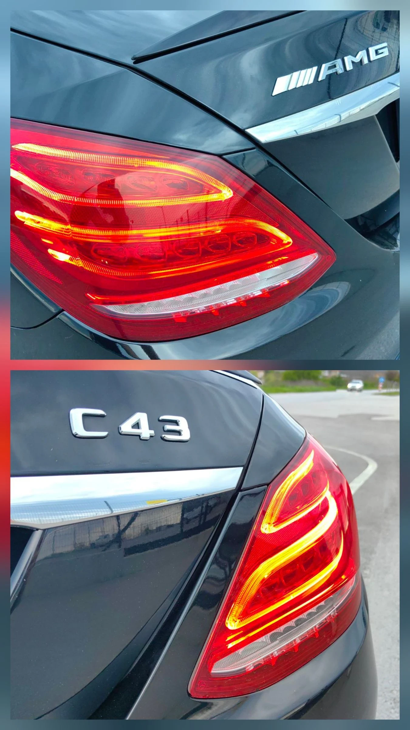 Mercedes-Benz C 43 AMG C43 AMG 4MATIC / 367 к.с / Panorama / Burmester / , снимка 9 - Автомобили и джипове - 54617792