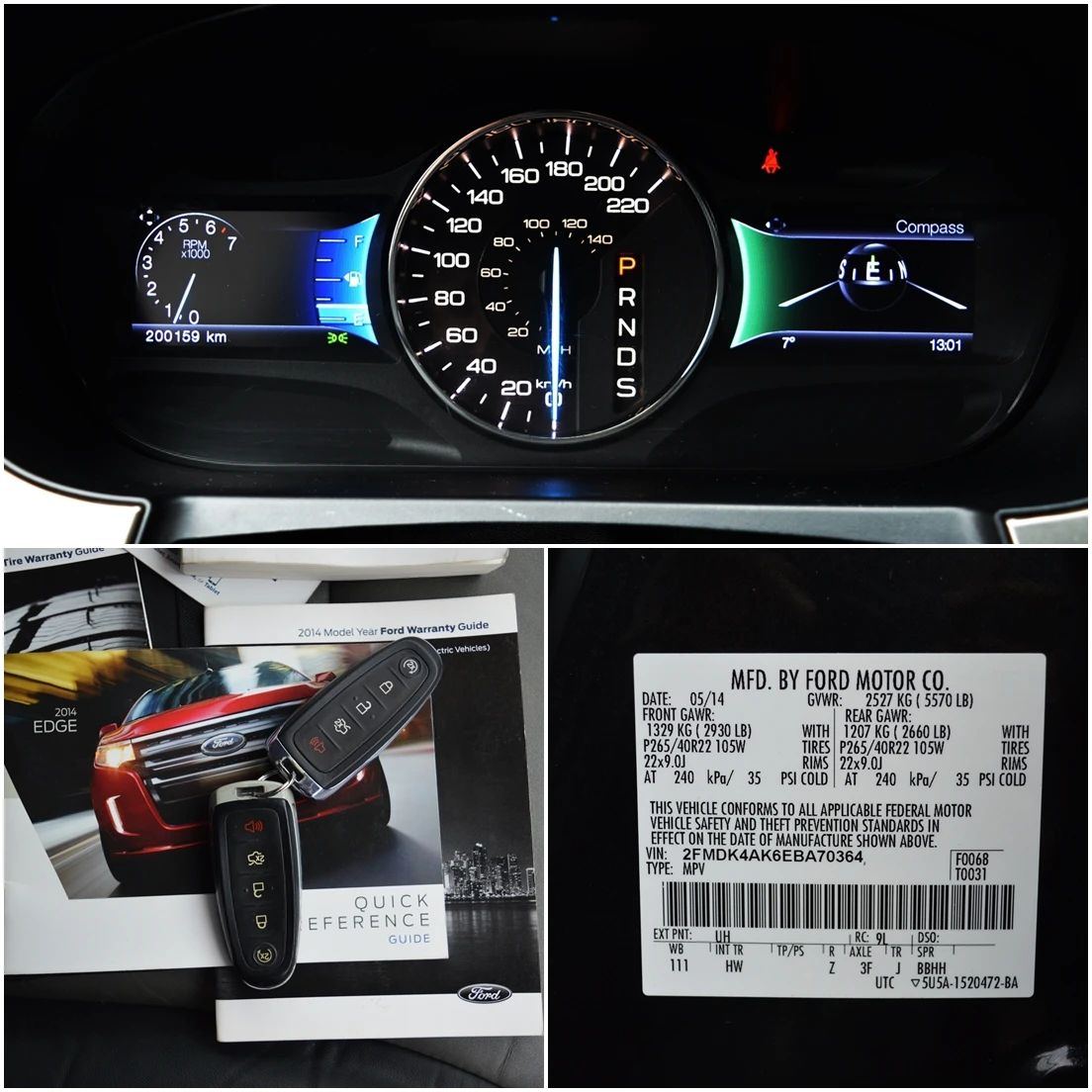 Ford Edge 3.7i 4X4 FULL ШВЕЙЦАРИЯ, снимка 11 - Автомобили и джипове - 54055252