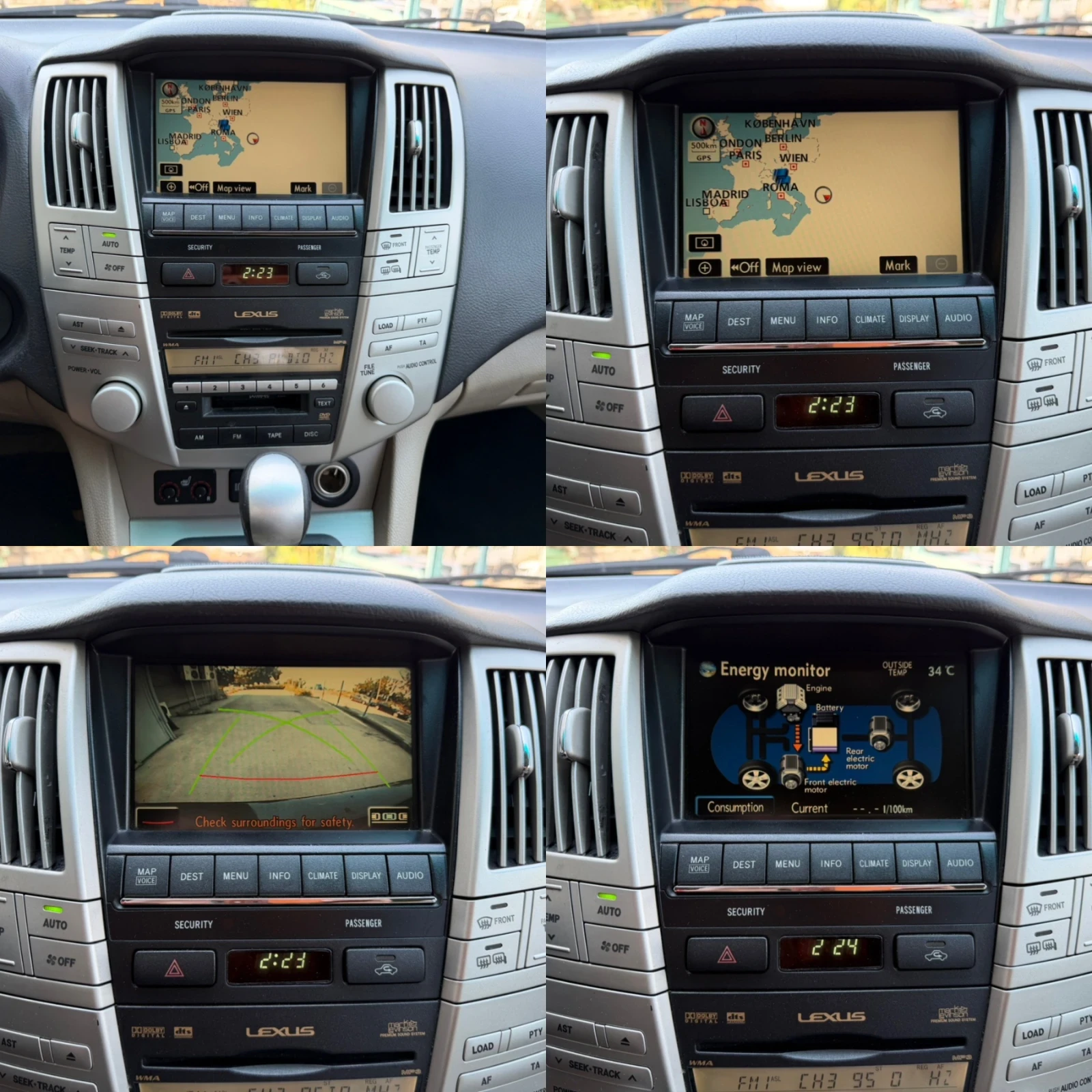 Lexus RX 400h Hybrid| Камера| Кожа| Нави, снимка 12 - Автомобили и джипове - 55269007