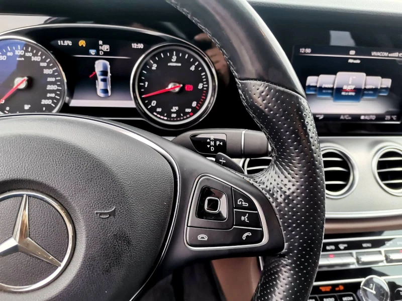 Mercedes-Benz E 350 КАТО ЧИСТО НОВ/9G/Burmester, снимка 9 - Автомобили и джипове - 53560531
