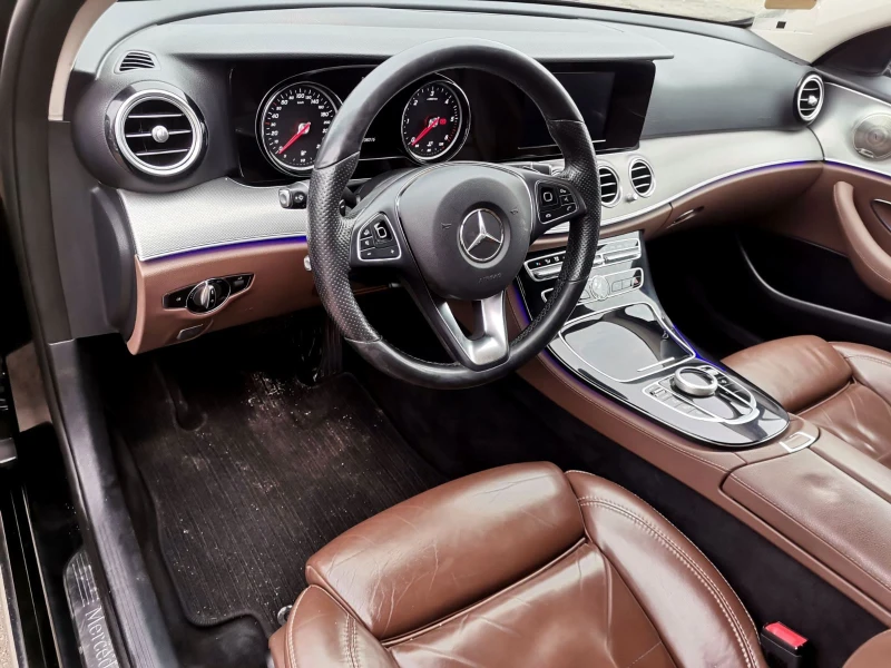 Mercedes-Benz E 350 КАТО ЧИСТО НОВ/9G/Burmester, снимка 8 - Автомобили и джипове - 53560531