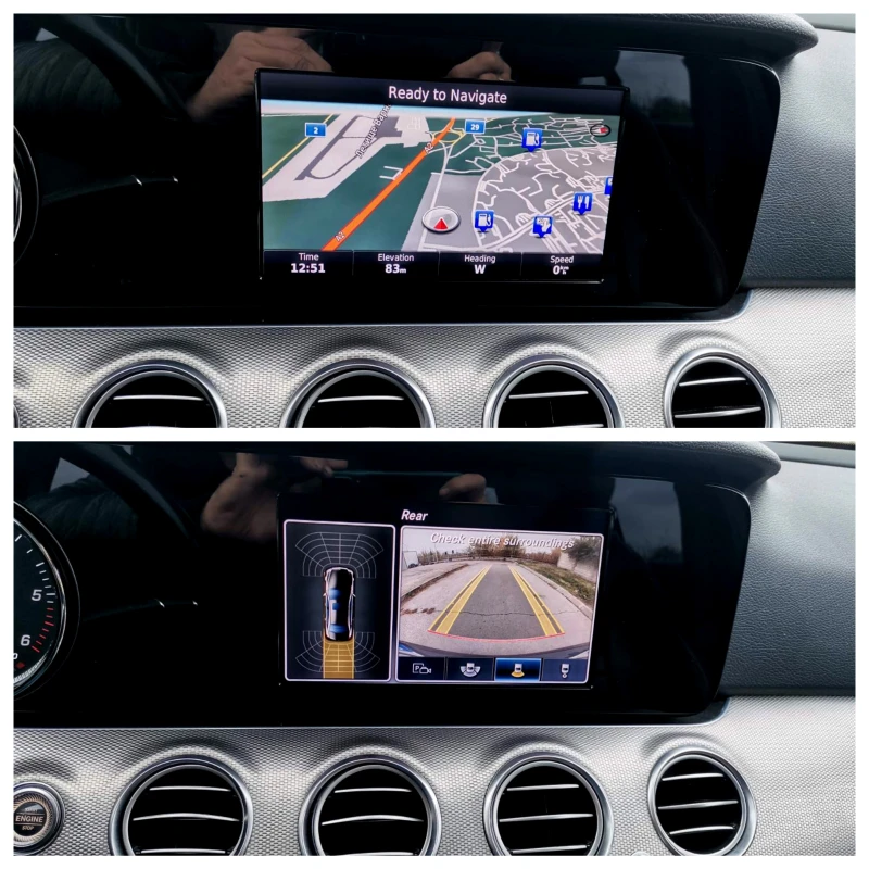 Mercedes-Benz E 350 КАТО ЧИСТО НОВ/9G/Burmester, снимка 10 - Автомобили и джипове - 53560531