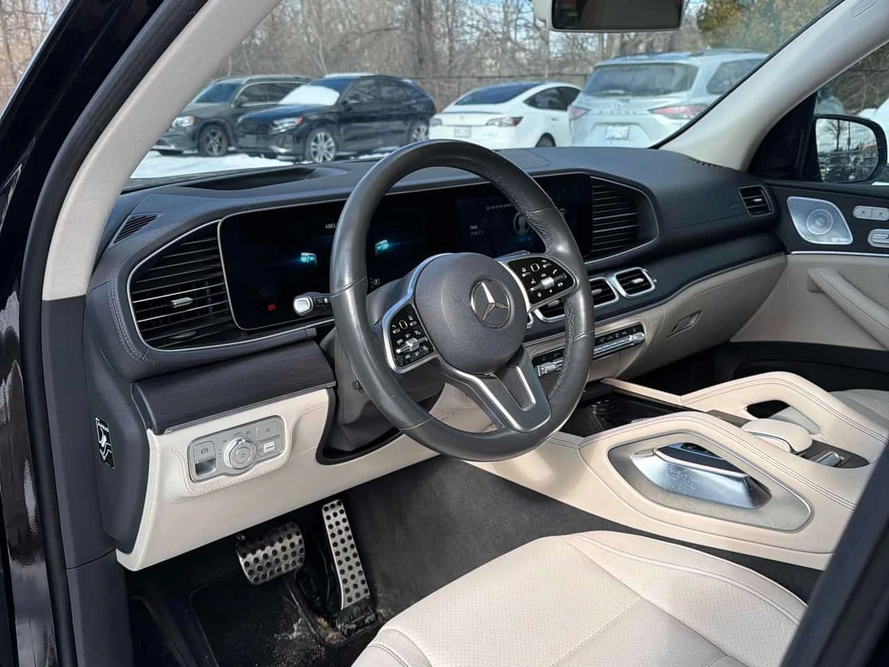 Mercedes-Benz GLS 450 PANO/360 CAM/HUD/ОБДУХВАНЕ/BURMESTER, снимка 7 - Автомобили и джипове - 53842358