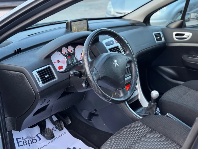 Peugeot 307 1.6HDI 109кс SW НАВИ -50% ОТ ЦЕНАТА ГРАДУШКА , снимка 10 - Автомобили и джипове - 44639143