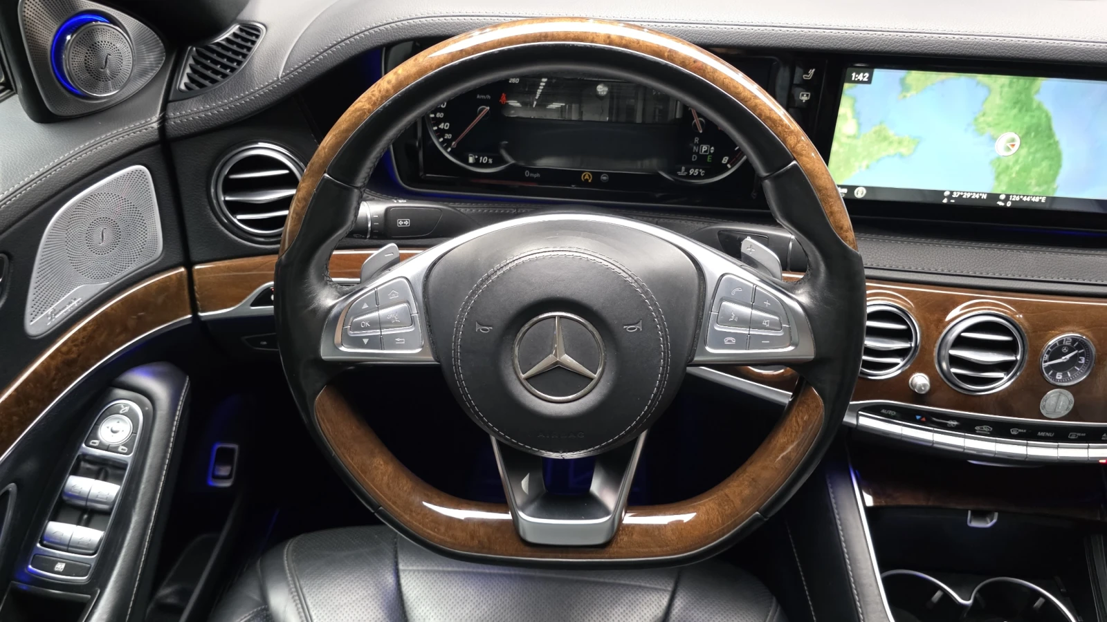 Mercedes-Benz S 500 LONG* AMG PK* 360* МАСАЖ* ОБДУХ* HUD* 2XTV* SOFT-C, снимка 6 - Автомобили и джипове - 55328781