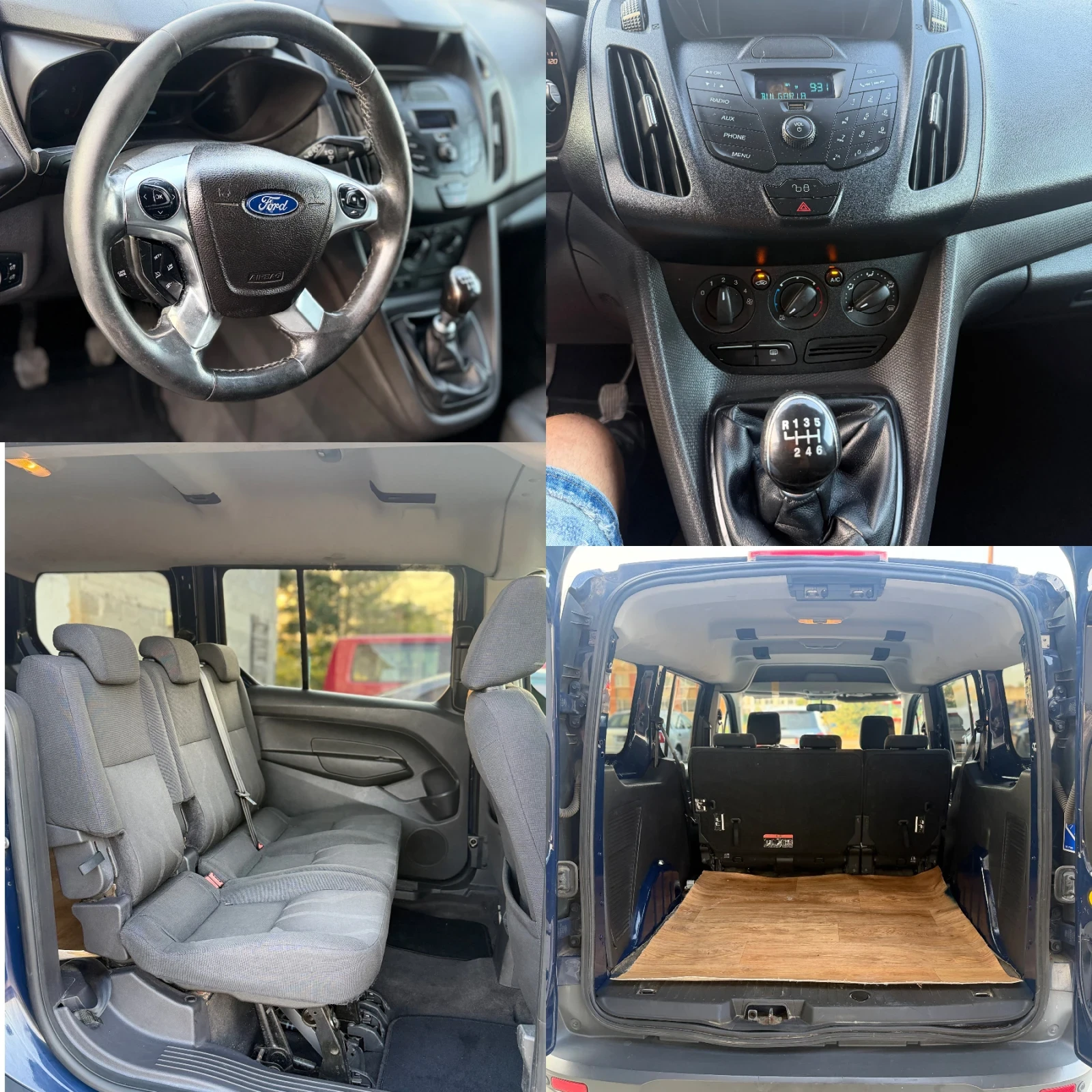 Ford Connect 1.6 TDCI * 116 к.с , снимка 11 - Автомобили и джипове - 55599442