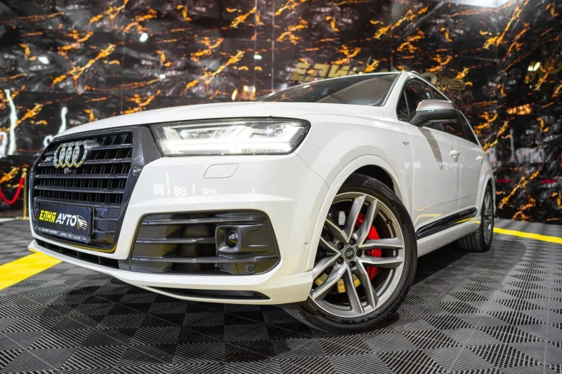 Audi SQ7 4.0TDI V8 MATRIX FULL S LINE BOSE ЛИЗИНГ 100%, снимка 4 - Автомобили и джипове - 52919735