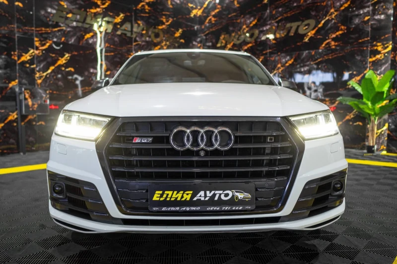 Audi SQ7 4.0TDI V8 MATRIX FULL S LINE BOSE ЛИЗИНГ 100%, снимка 3 - Автомобили и джипове - 52919735