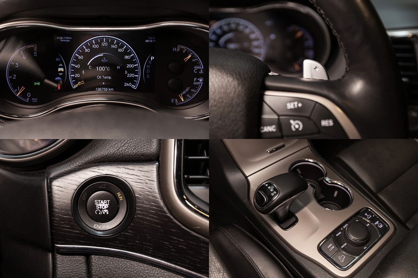 Jeep Grand cherokee 3.0 V6* Summit* Harman Kardon* Панорама* Подгрев, снимка 15 - Автомобили и джипове - 54601296
