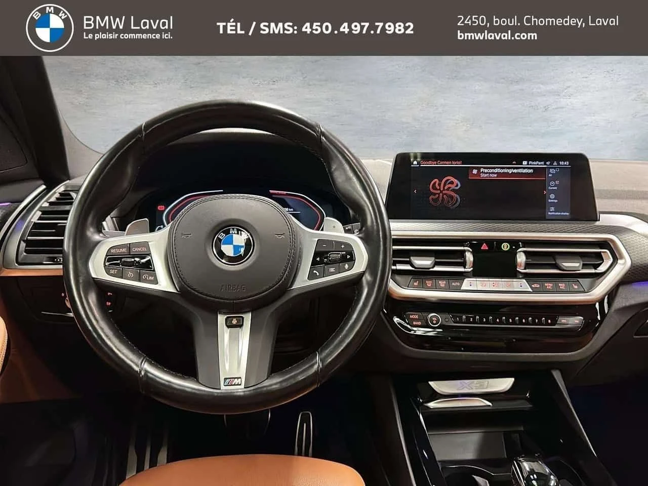 BMW X3 xDrive30i M SPORT/ПАНОРАМА/ПРЕДСТАВИТЕЛСТВО НА BMW, снимка 11 - Автомобили и джипове - 54904943