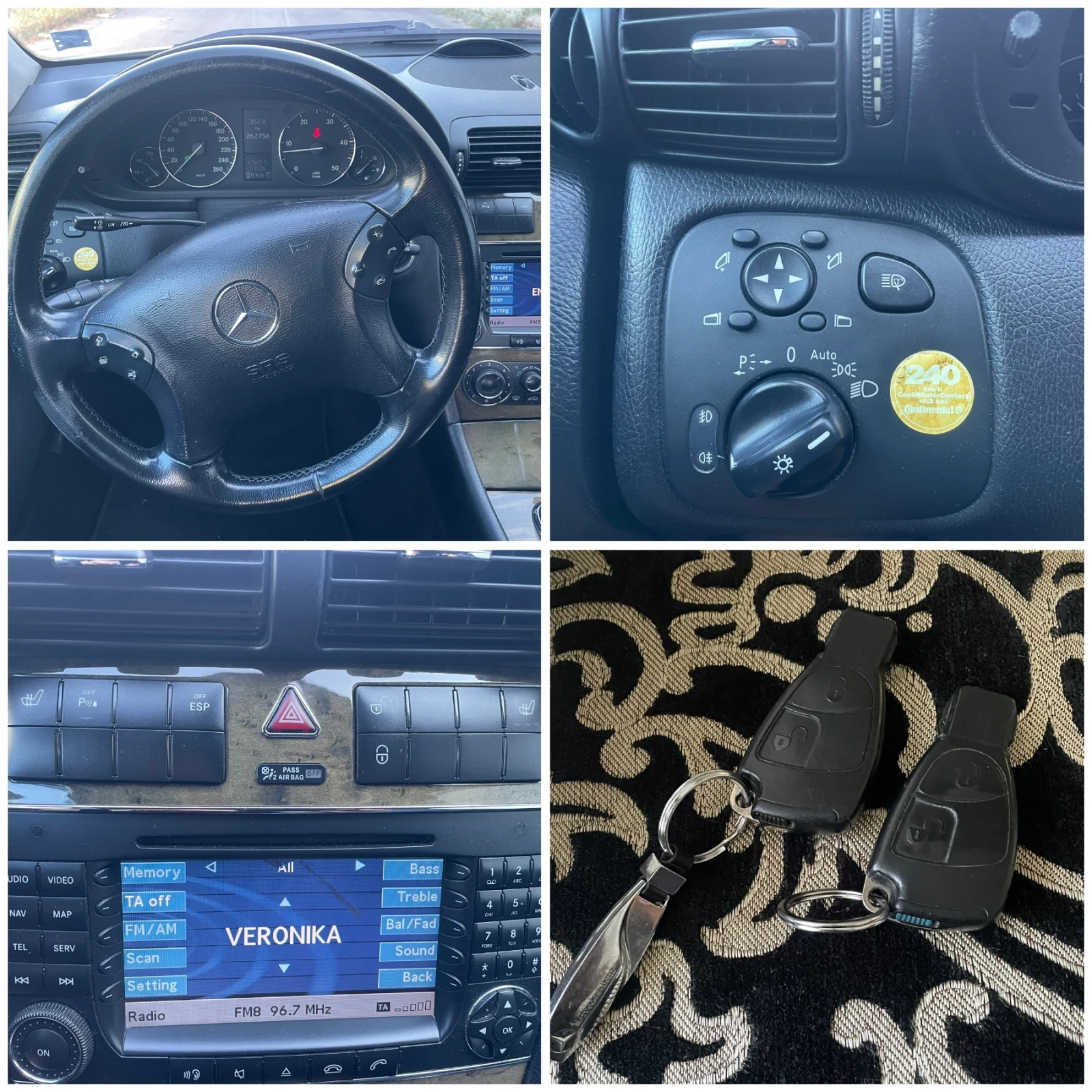 Mercedes-Benz C 320 V6 🔝, снимка 14 - Автомобили и джипове - 55631401