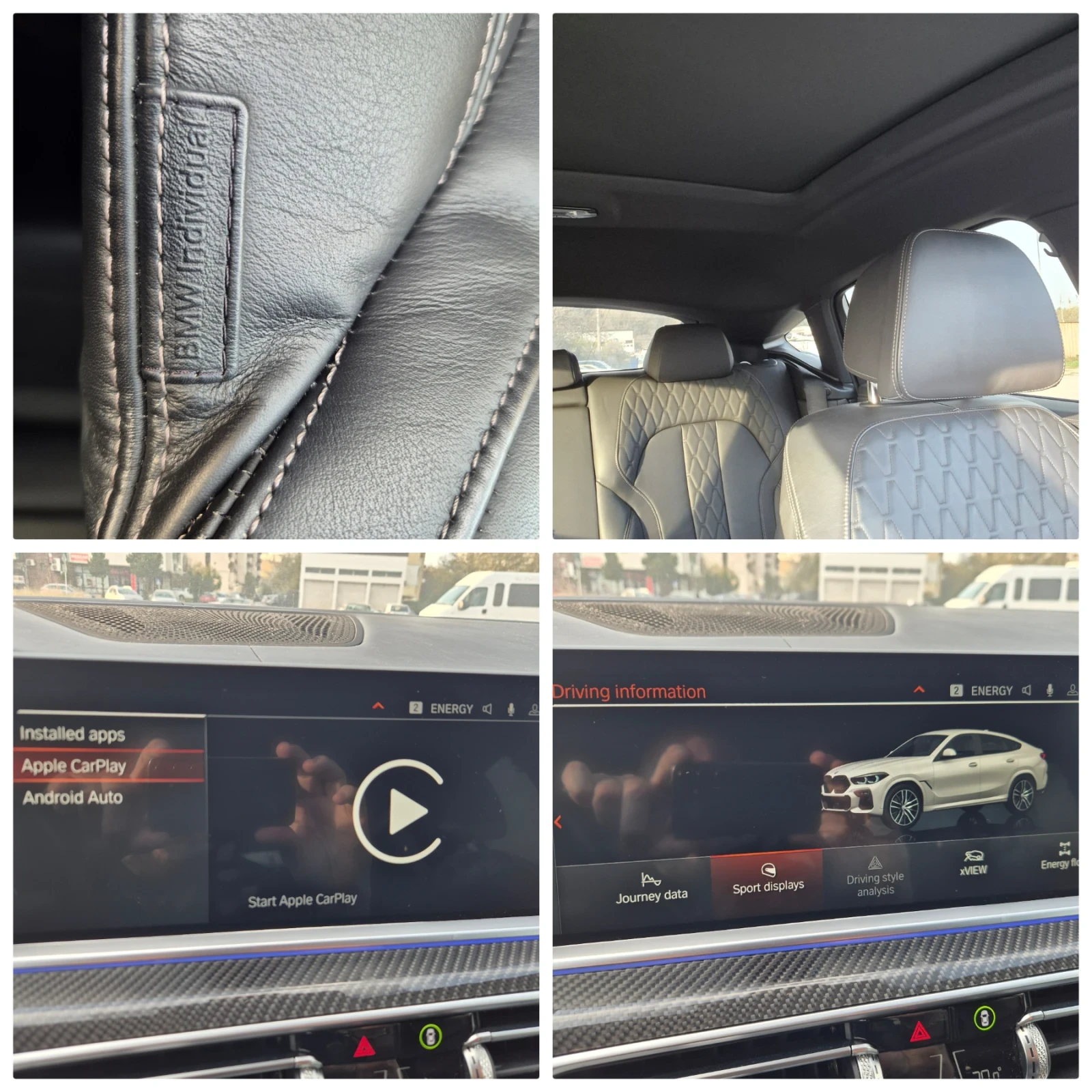 BMW X6 M 50i INDIVIDUAL! 80000км! Swarovski! Германия!, снимка 13 - Автомобили и джипове - 54198870