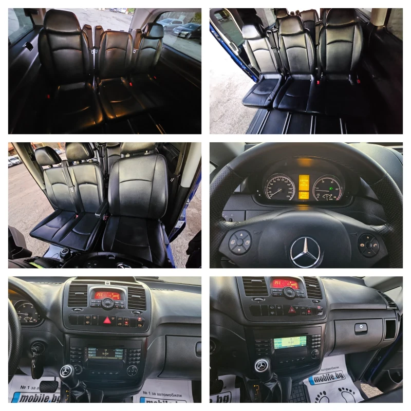 Mercedes-Benz Vito 2.2cdi 163ps automat koja navi 8+ 1, снимка 14 - Бусове и автобуси - 48286594