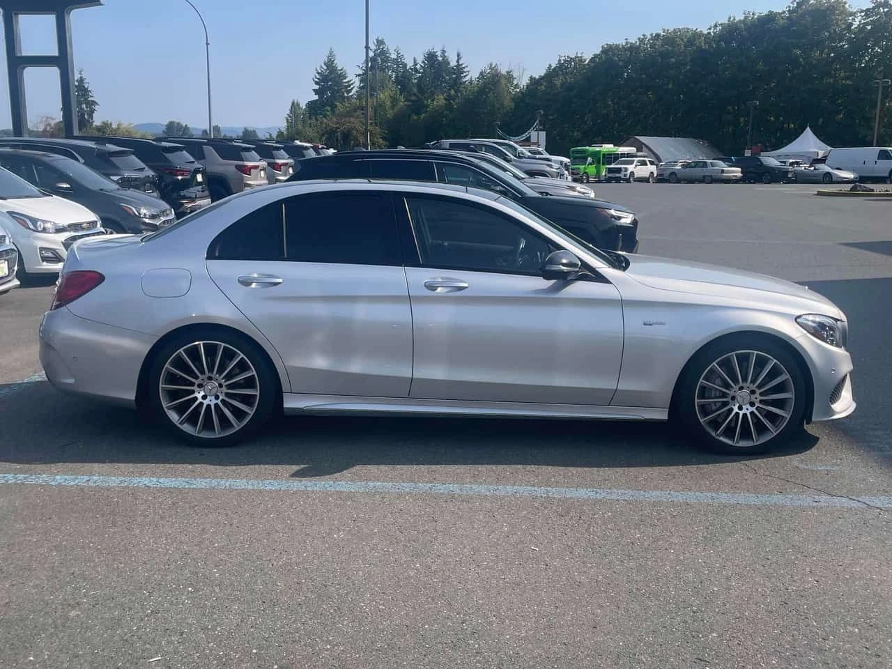 Mercedes-Benz C 43 AMG * АВТОКРЕДИТ БЕЗ ПЪРВОНАЧАЛНА ВНОСКА* , снимка 3 - Автомобили и джипове - 55699008