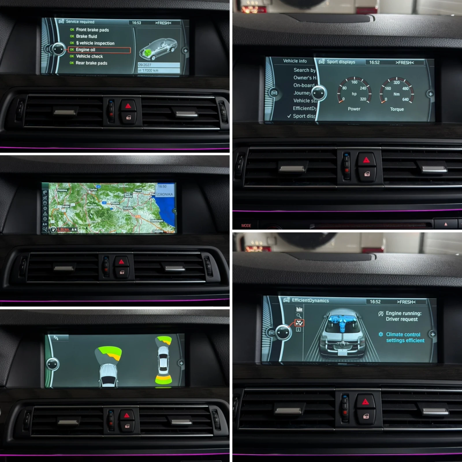 BMW 535 D/ M PERFORMANCE/ xDrive/ 3xTV/ AMBIENT/ Shadow, снимка 15 - Автомобили и джипове - 53965263