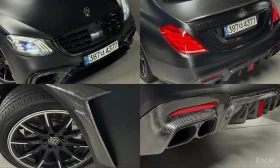 Mercedes-Benz S 500 L / BRABUS / ALL BLACK / 2xTV / CHAUFFEUR / МАСАЖИ, снимка 15