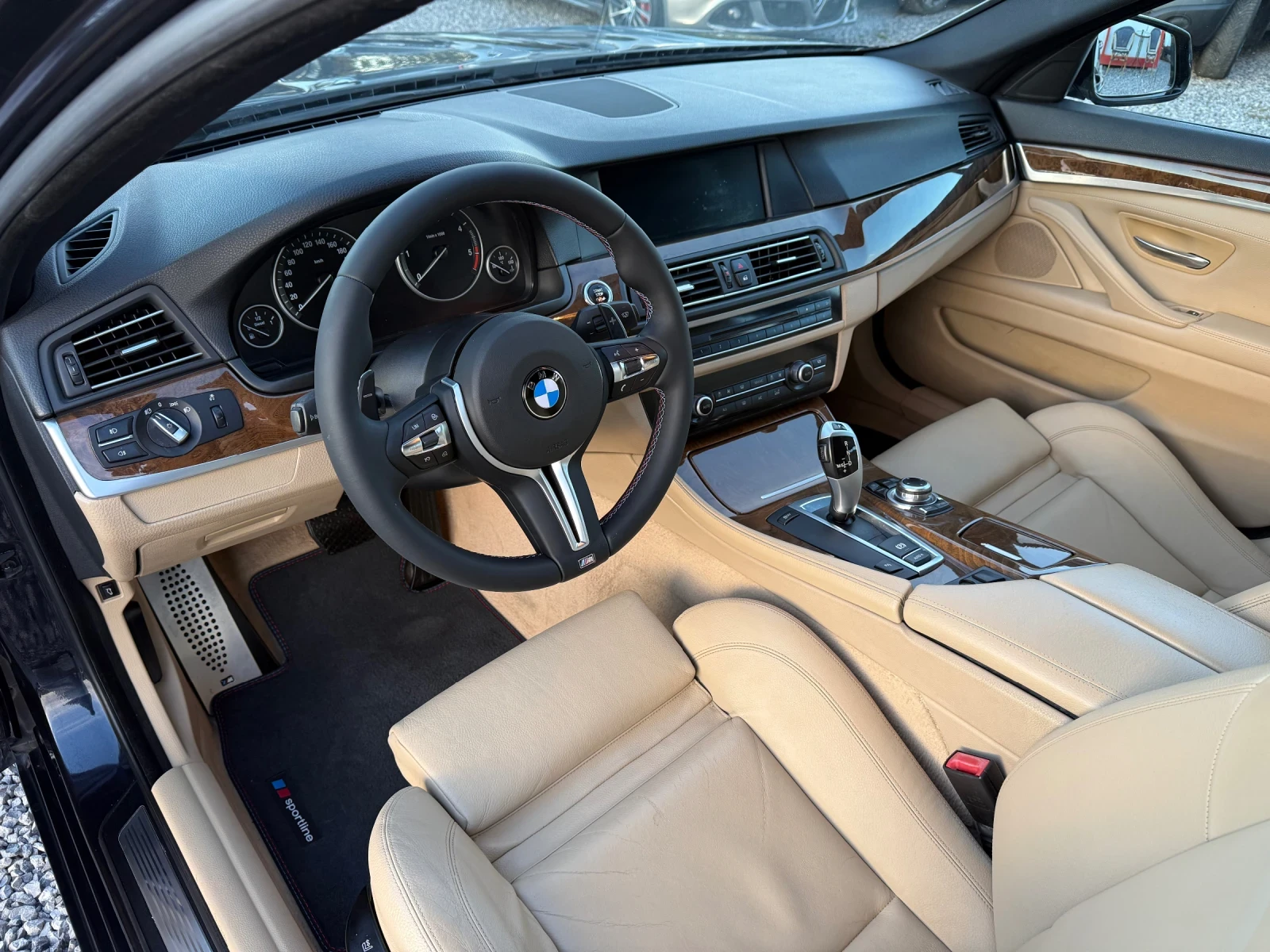 BMW 520 d (184hp) M-pack/8-ZF/Зимни гуми/внос Италия/EU5 - изображение 9