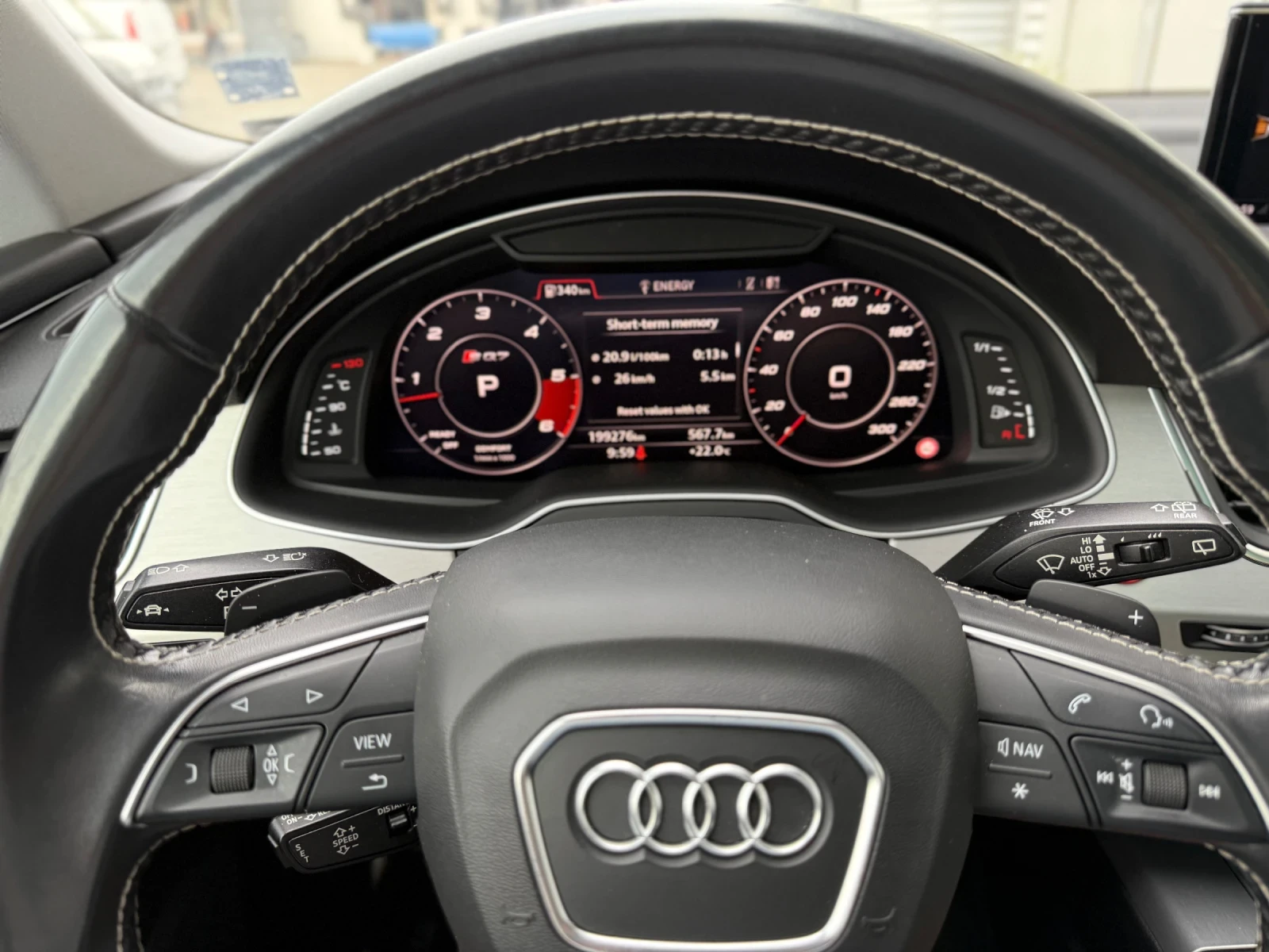 Audi SQ7 4.0 V8T+ S-line+ MATRIX+ 7места+ Кожа+ Панорама+ П | Mobile.bg — изображение 14